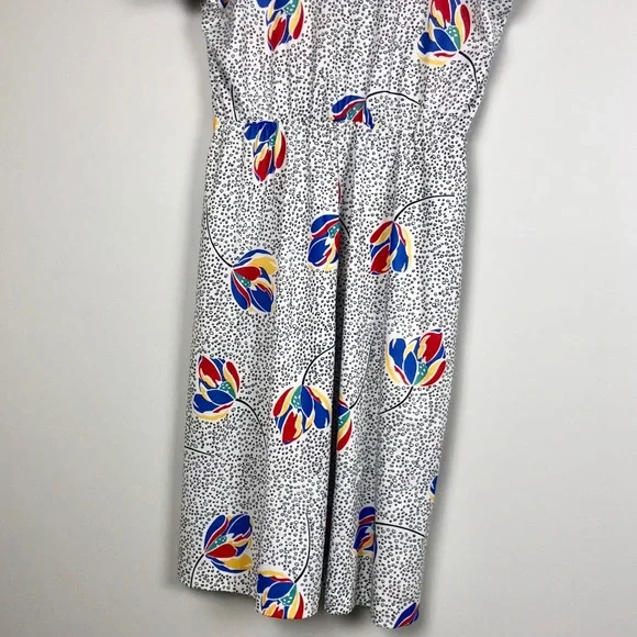 Vintage Chapter Two Crossover Front Multicolored Dress - Picture 9 of 11
